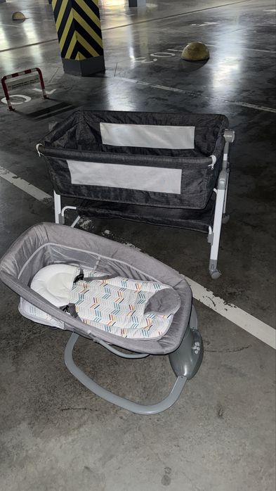 Детская кровать с шезлонгом