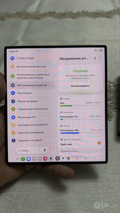 Galaxy z fold 6 12/256 gb   1 Sim uzimedan otkan