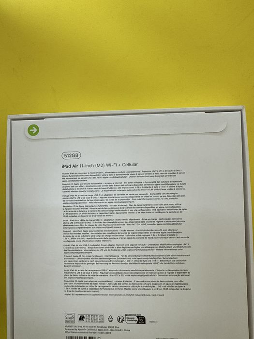 Alex-TEL® Apple iPad Air 11 (2024) M2 512GB Cellular Blue Sigilat Nou