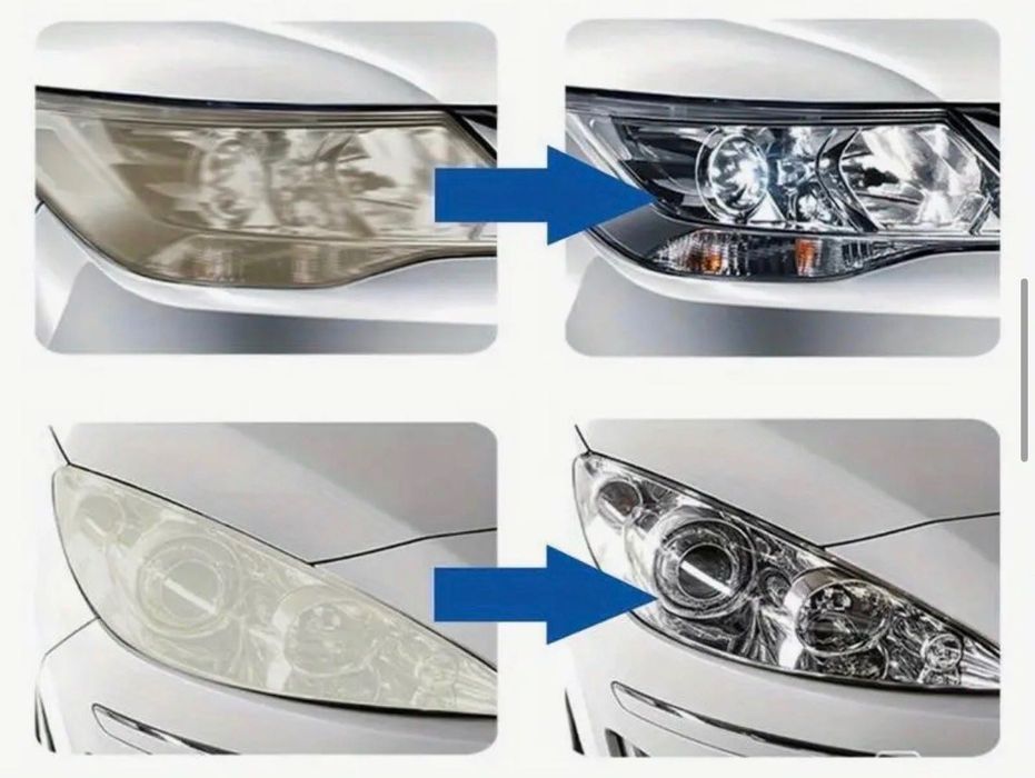 Комплект за възстановяване на фарове 100мл – Без пожълтяване