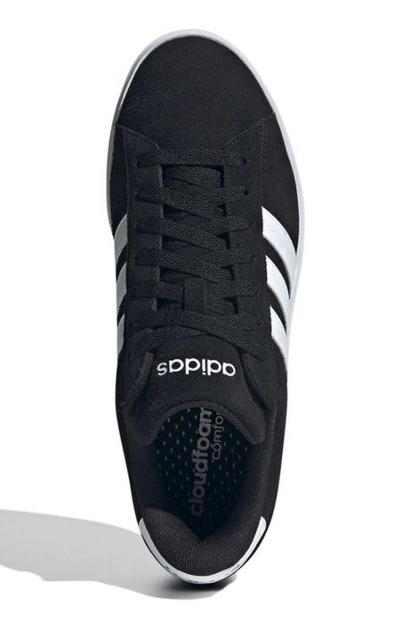 Adidas Grand Court 2.0, Piele intoarsa, Negru, Marime 43 1/3, Noi