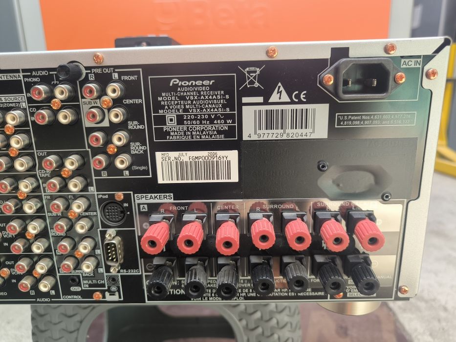 Pioneer vsx ax4 avi-s