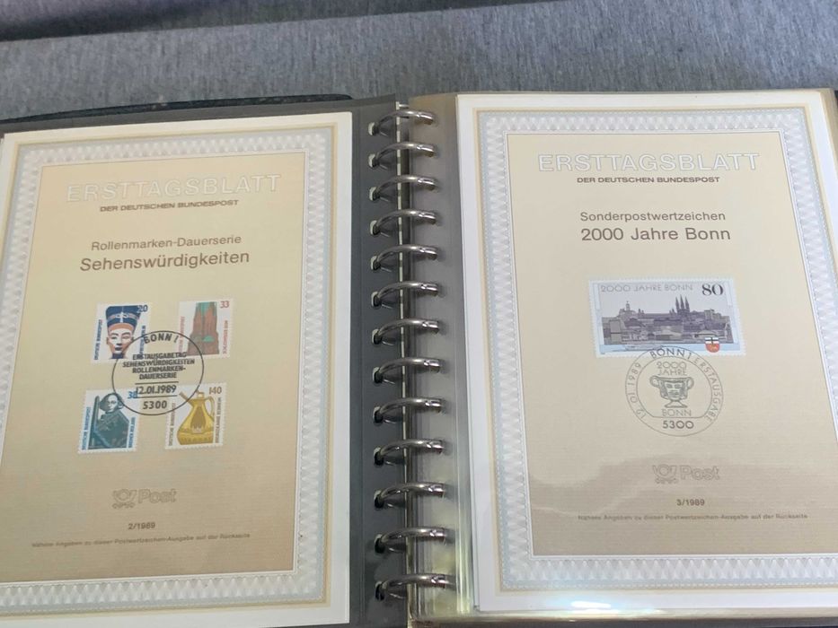 луксозен класьор Германия Първи лист 89-90г