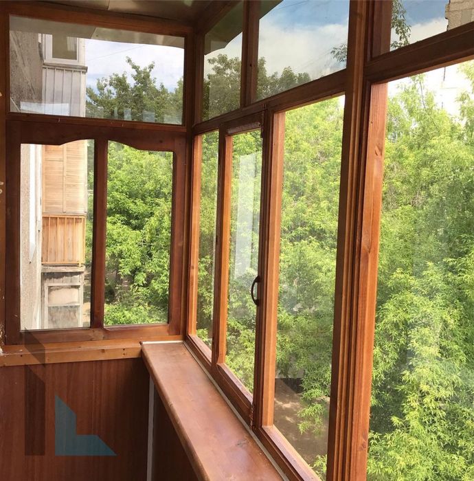 Деревянные балконы