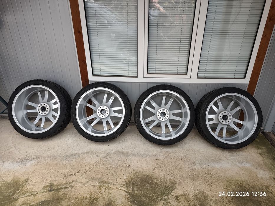 20/5/112-МЕРЦЕДЕС Ц и Е класа,с добри ЗИМНИ гуми -255/35/20-перфектни