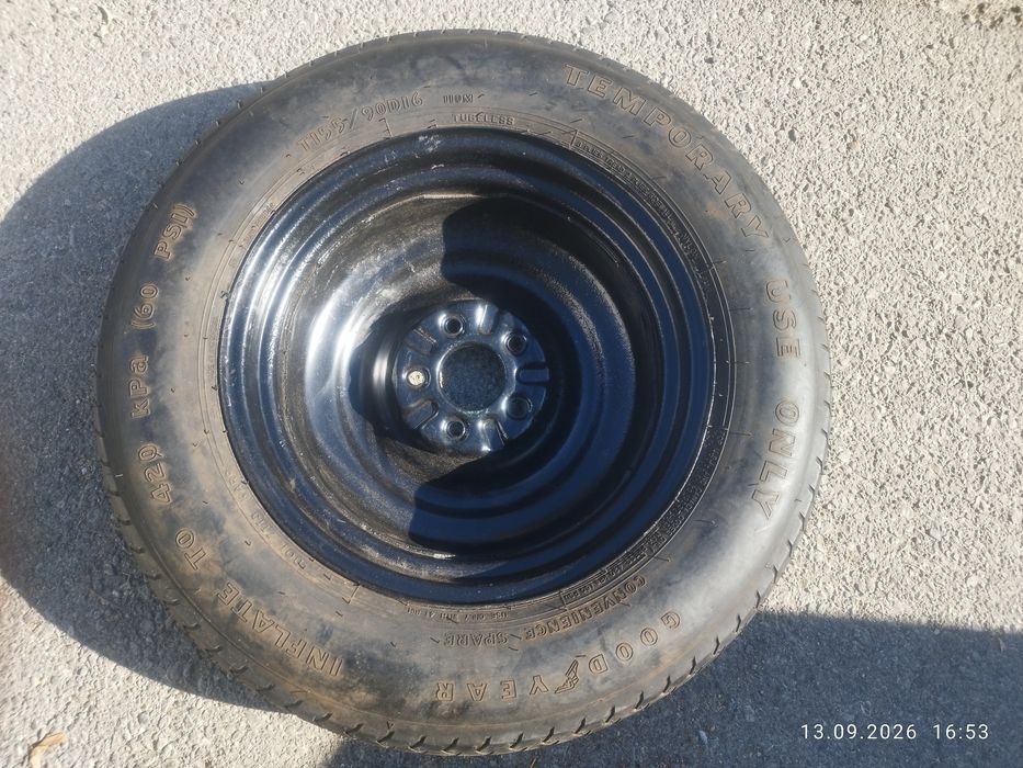 Резервна гума(патерица) 155/90/r16 5х114.3
