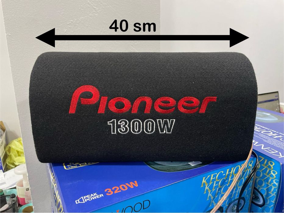 pioneer subwoofer 10 dyum sambufer usiliteli o’zi bilan 12v universal