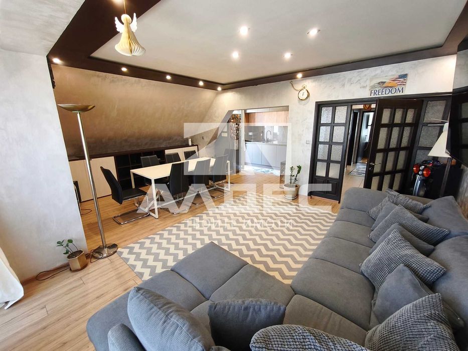 Обзаведен ап. с две спални и три тераси в кв. Витоша!