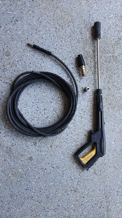 Lance si furtun aparat spalat presiune,+cap rotativ