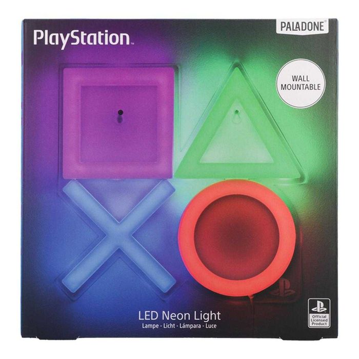 Лампа Paladone Playstation / Xbox Logo LED Neon Light