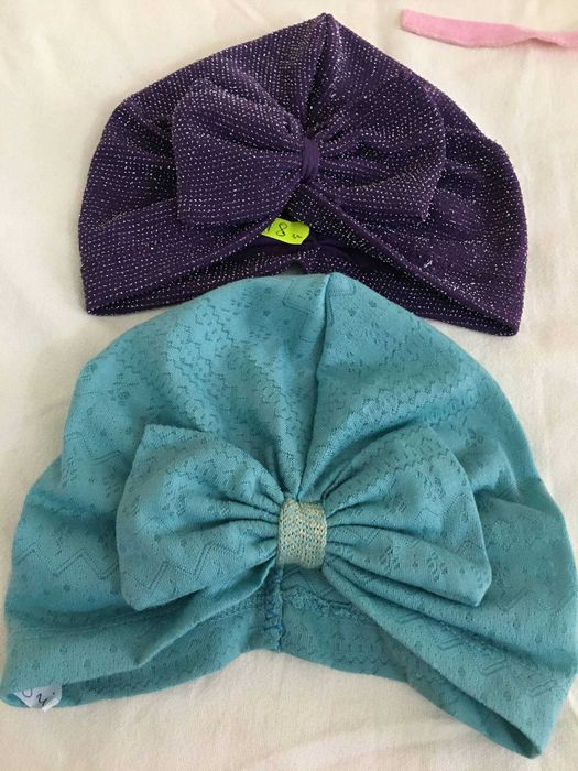 set 2 turbane elegante 1-2 ani