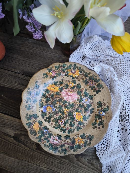 Чиния италианска майолика Gubbio