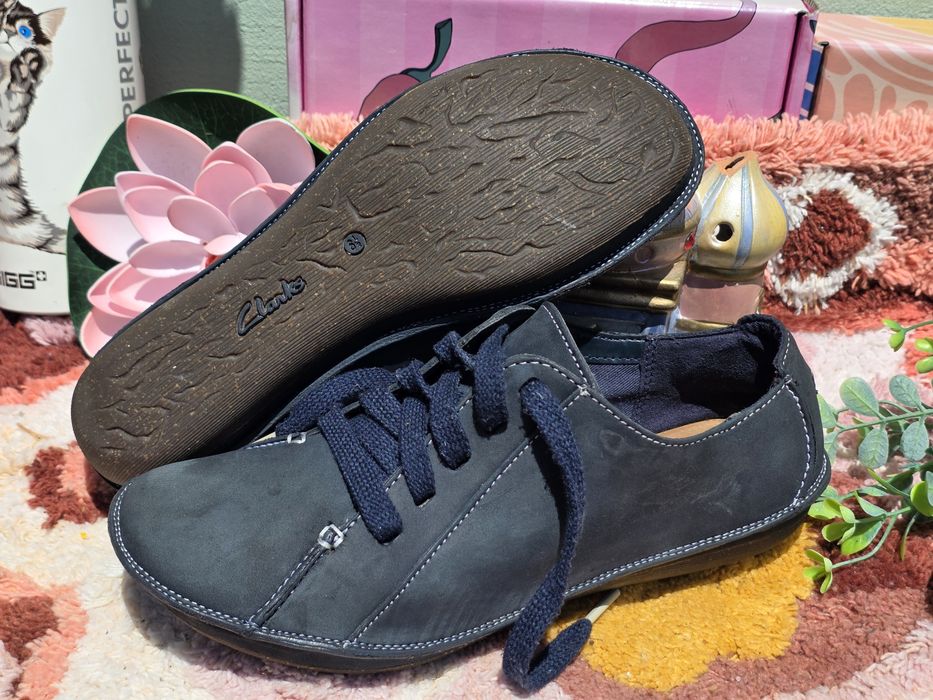 Clarks обувки естествена кожа N40