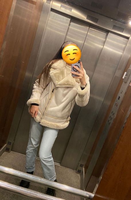 Стилна дубленка ZARA — S, отлично състояние