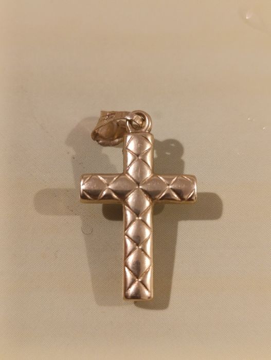 Златен кръст с печат 585 14 карата