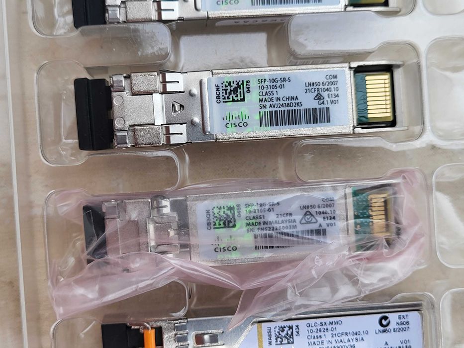 Cisco GLC-t / SFP-10g-sr-s / GLC-sx-mmd