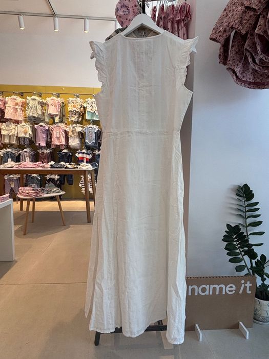 Дълга бяла рокля YAS