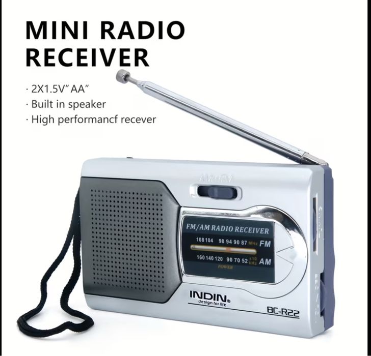 Radio portabil, AM/FM, alimentare cu baterie