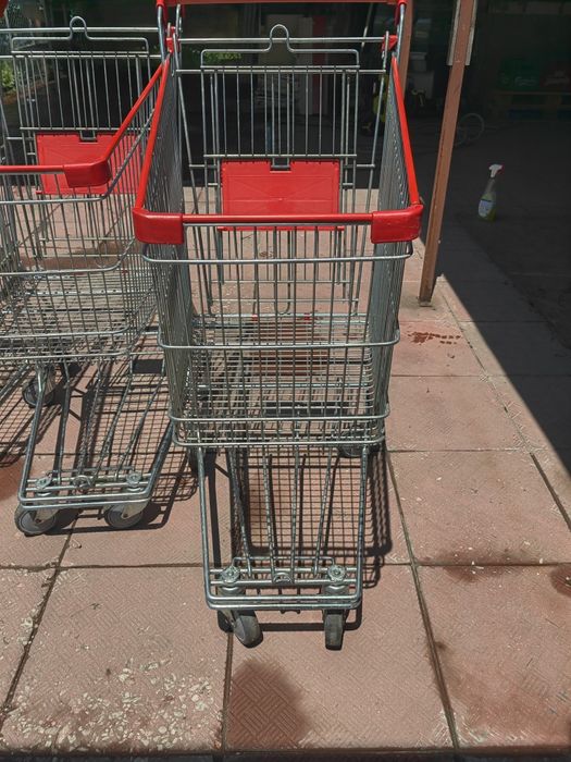 Количка за пазаруване с платформа 120 литра