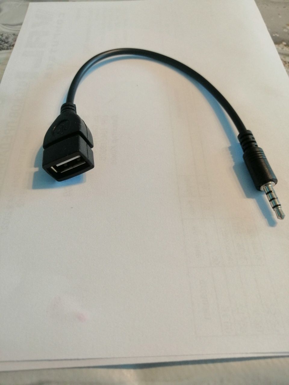 Преходник 3.5 жак към USB женско идеален за коли без USB гр. Пловдив ...