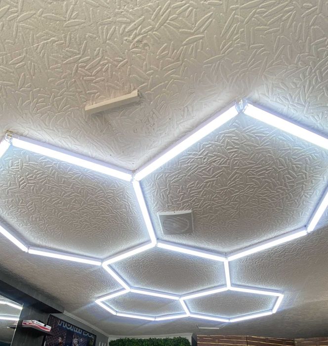 Tavane luminoase led honeycomb - 5 hexagoane luminoase 2.35/1.64m