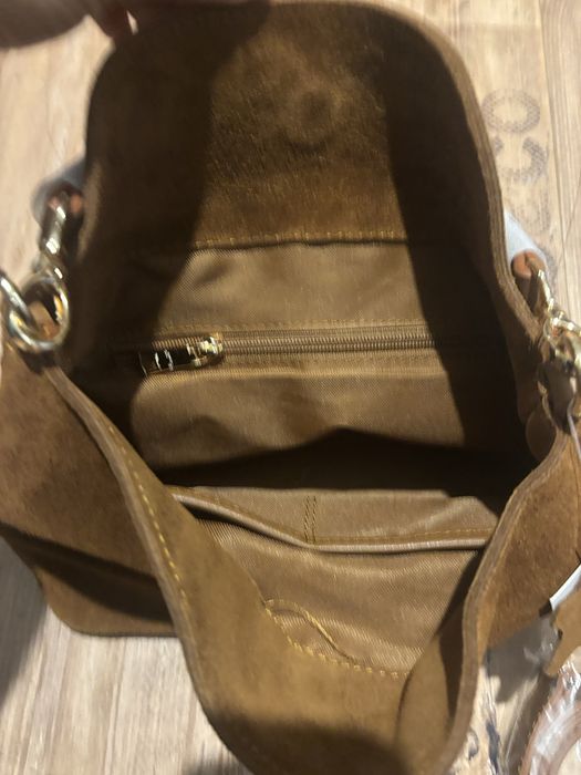 Coach чанта велур