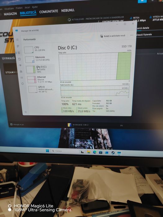 Pc gaming montat nou cu garantie