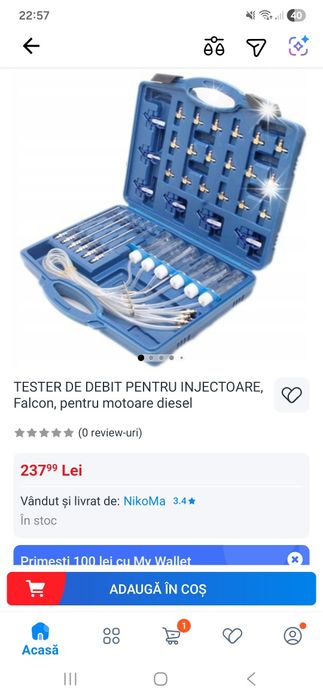 Test injectoare Falcon