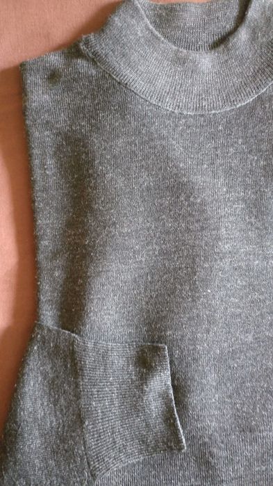 Ново, сиво мъжко поло