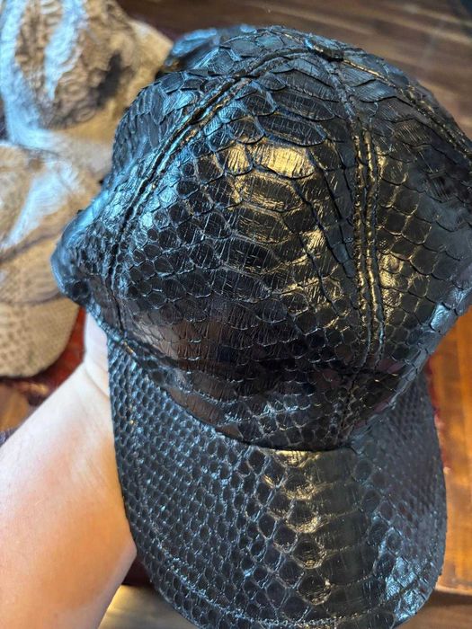 Sepci unisex  din piele  exotica  de piton