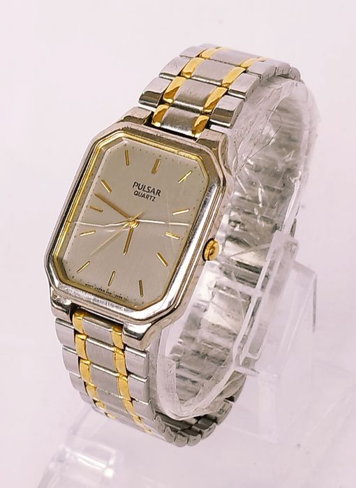 Ceas bărbătesc Pulsar by Seiko cu quartz, carcasă și curea din oțel