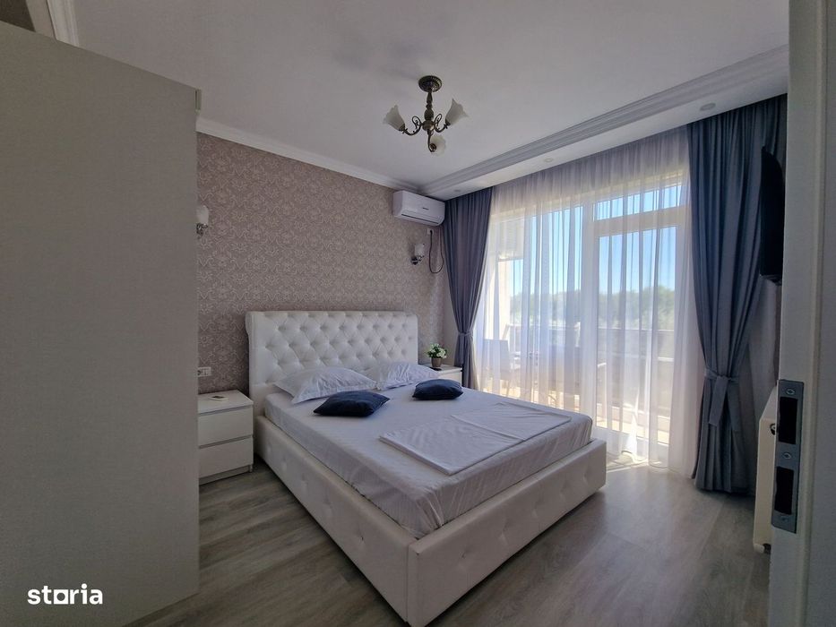 Mamaia Nord-3 camere mobilat-utilat la 350m de plaja, parcare