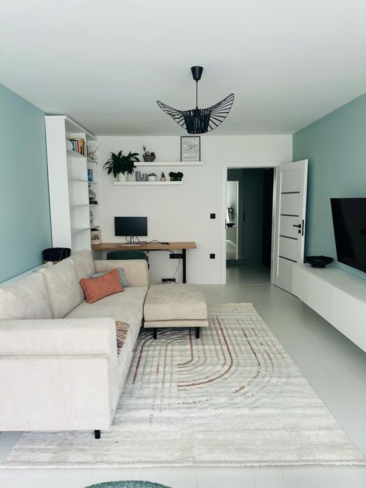 Скандинавски ефирен полилей, лампа, пендант VERTIGO Д: 60см