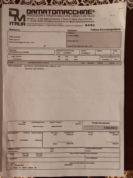 Masina combinata miltifunctionala