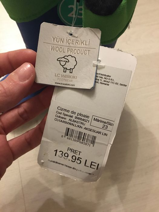 cizme cauciuc cu insertie blana de oaie mar 23