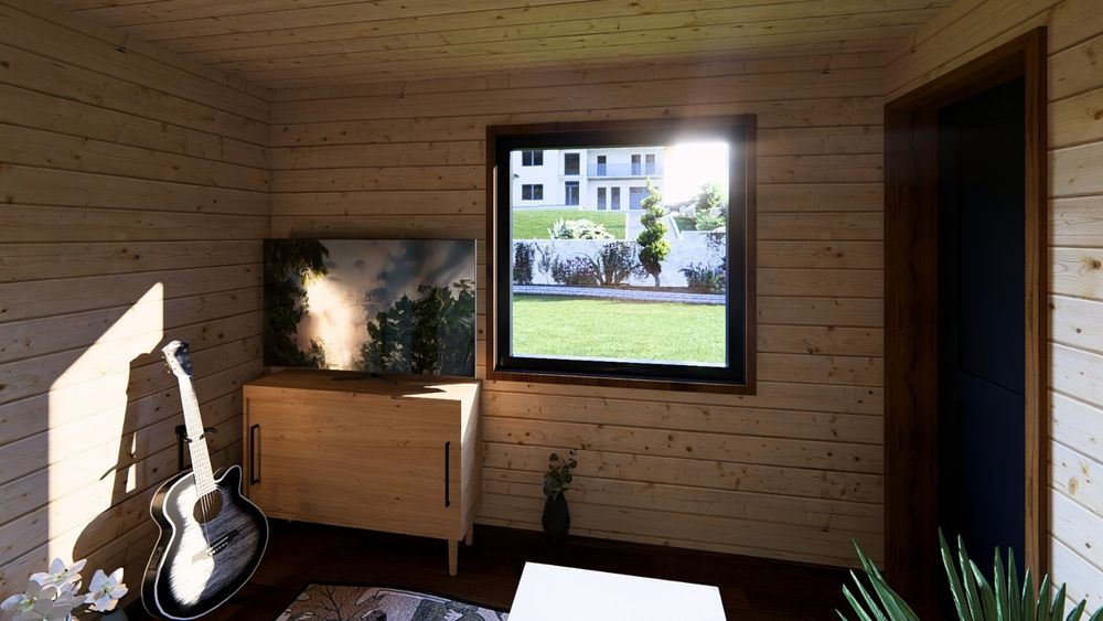 Case  din lemn 4 anotimpuri