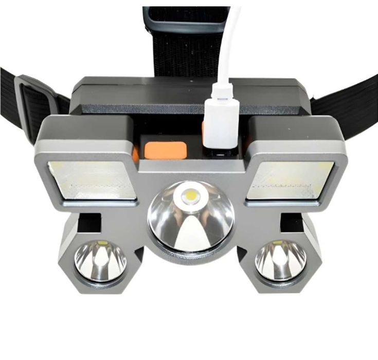 Водоустойчив led челник с USB зарядно