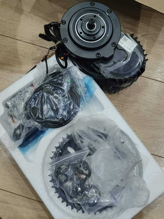 Мотор Middrive для электробайка на 52В, 1000Вт