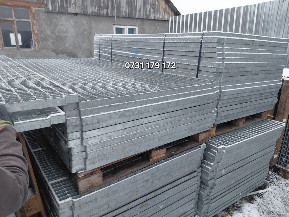 Grătare zincate galvanizat