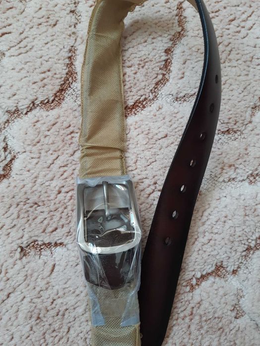 Кожаный мужской ремень