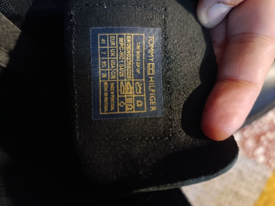 Боти Tommy Hilfiger естествена кожа