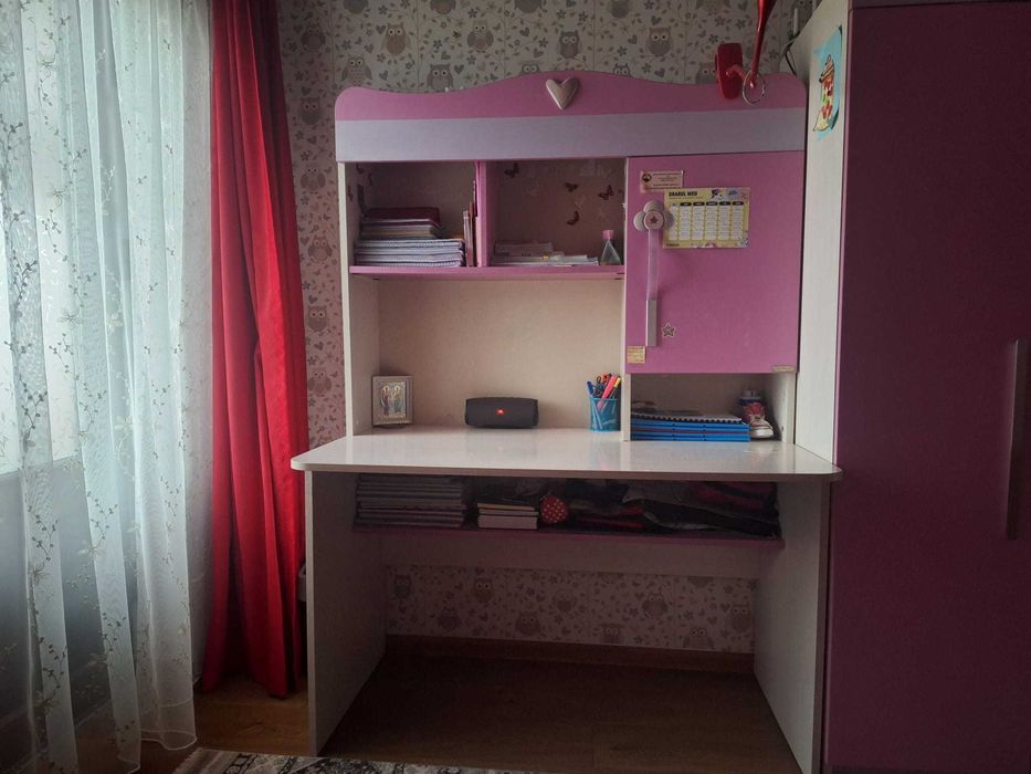 Set dulap, birou si noptiera