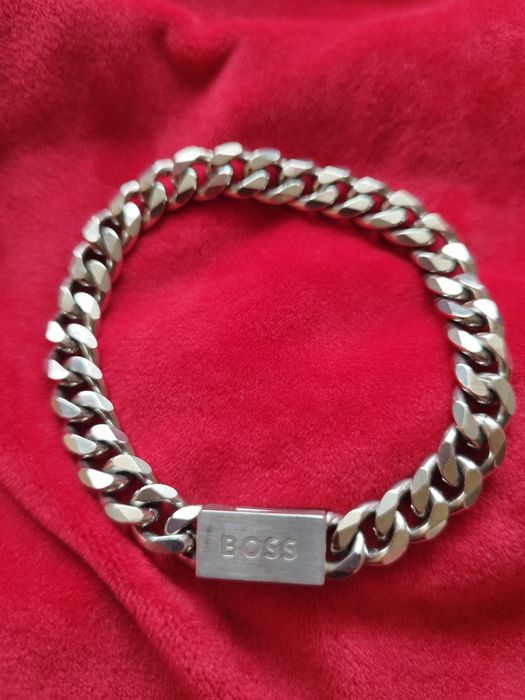 Стоманена гривна BOSS