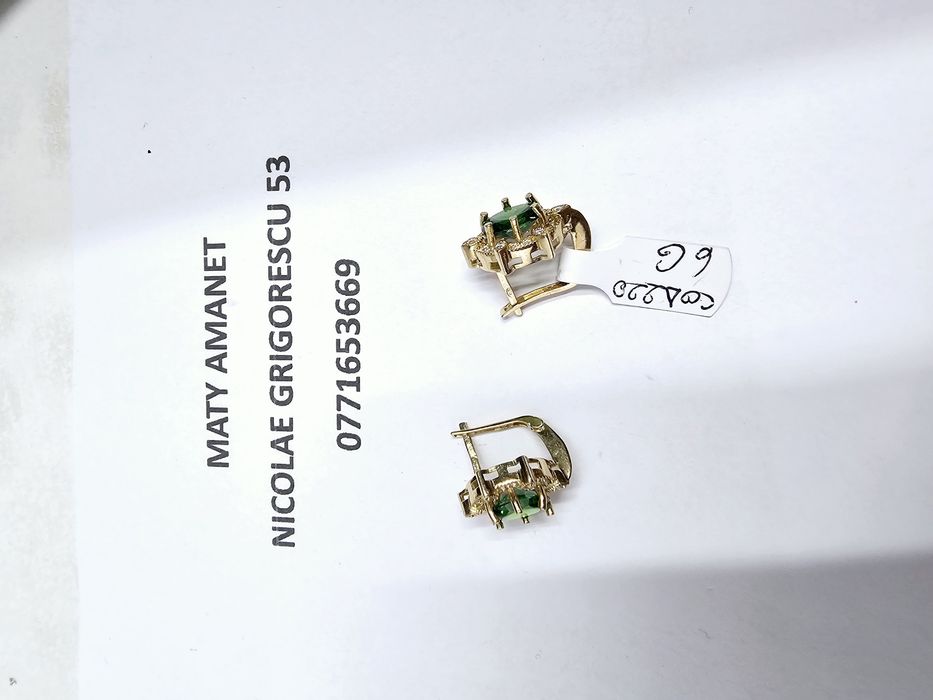 Maty Amanet Cercei din aur 14 k 6 g cod 220