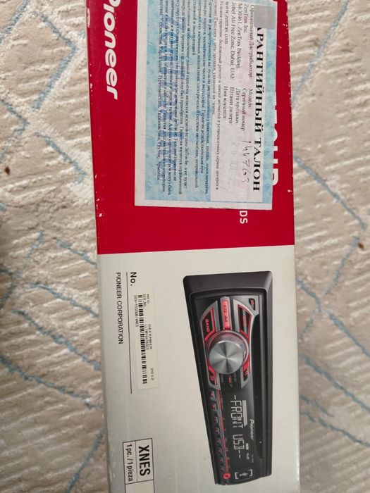 новая автомагнитола Pioneer