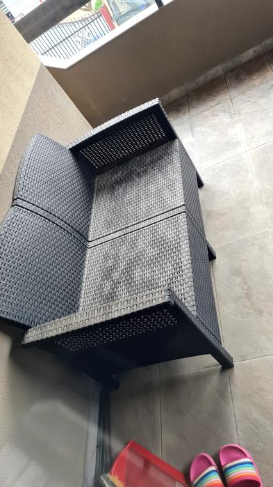 Set gradina din ratan