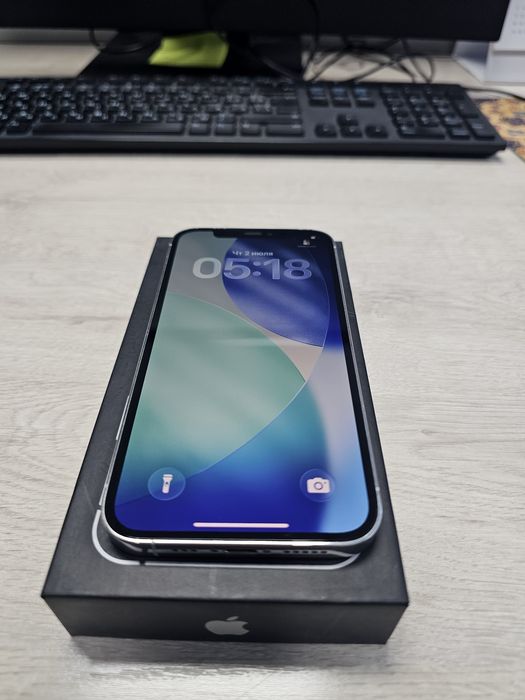 iPhone 12 Pro 128GB Silver (320$) — ideal holat