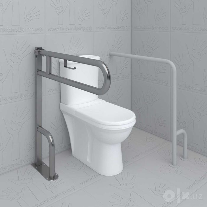 Nogironlar uchun tutqichlar Поручень для инвалидов откидной, D38 мм