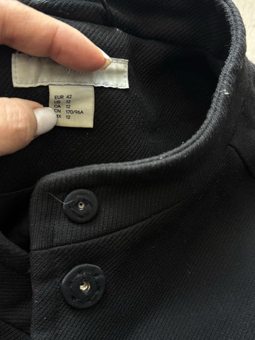 Пальто легкое черное Манго Mango