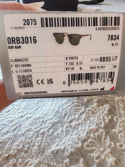 Ochelari de soare Ray Ban Clubmaster